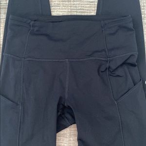 Womens lululemon size 4 fast and free tights black